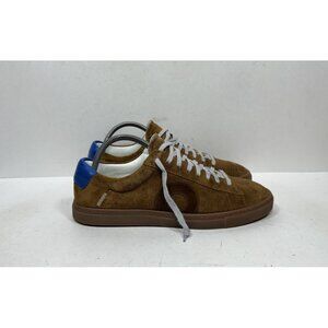 Oliver Cabell Low 1 Military Sneaker Brown Leather Suede Blue Men’s 8 / 41